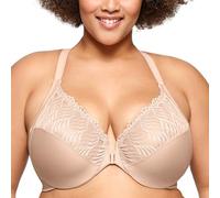 Glamorise Soutien-gorge Wonderwire dos nageur ouverture devant #1246, Chair, 110G