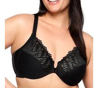 Glamorise Soutien-gorge Wonderwire dos nageur ouverture devant #1246, Noir, 105D