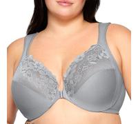 Glamorise Soutien-Gorge Wonderwire en Coton à Armatures et Fermeture Frontale, Spécial Grandes Tailles n°1241