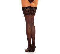 GLAMORY Couture 20 bas autofixants Noir 3XL