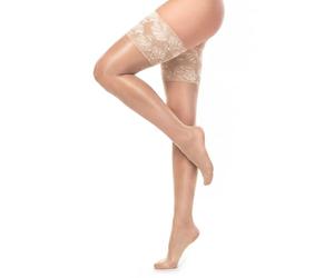 GLAMORY Deluxe 20 bas sans couture Champagne 2XL
