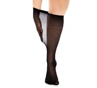 GLAMORY Fit 20-Largeur Supplémentaire, 20 DEN, Noir, Taille Unique Unisex