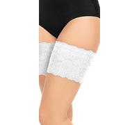 GLAMORY Glamory Lot de 1 jambières anti-frottement pour femme, Blanc (Blanc Blanc), XXXX-Large (60-62)