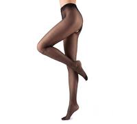 Glamory Collant ouvert 20 deniers grande taille noir et make-up 48-54 (XL)