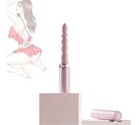 Glamour Beads Pink Lipstick Massage Electric Wand Vibrator
