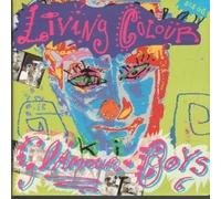 GLAMOUR BOYS 7" (45) UK EPIC 1989 4 TRACK REMIX B/W MIDDLEMAN,CULT OF PERSONALITY ANDOPEN LETTER IN GATEFOLD (LCLG6) PIC SLEEVE