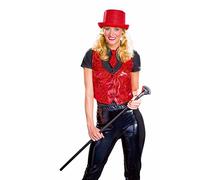 Glamour Girl: Waistcoat W/Bow Tie, Rouge