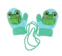 Glamour Girlz Adorables moufles d'hiver super douces pour bébé fille garçon 1-2 ans (grenouille turquoise)