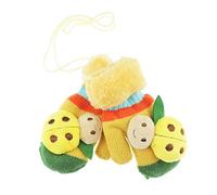 Glamour Girlz Adorables moufles d'hiver super douces pour bébé fille garçon motif coccinelle 1-2 ans Jaune