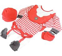 Glamour Girlz Ensemble de 5 pyjama à manches longues pour bébé fille garçon avec bonnet et bavoirs et gants à gratter pour nouveau-né 3 à 6 mois (0 à 3 mois)