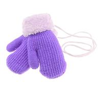 Glamour Girlz Moufles d'hiver chaudes et colorées Blaock pour bébé fille, 6-15 mois (violet)