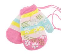 Glamour Girlz Snowflake Moufles chaudes d'hiver pour bébé fille garçon 6-24 mois Fuchsia