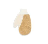 GLAMOUR PARIS Gant exfoliant jute & chanvre double face - Gommage corps intermédiaire, massage sous la douche, fibres végétales naturelles
