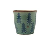 GlamourYard Jardinière Originale Jardinière en céramique avec Pots de Fleurs Forme d'arbre forestier Décoration printanière