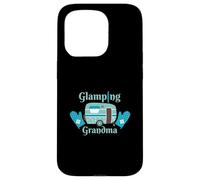 Glamping Grandma Happy Camper Cadeaux Coque pour iPhone 15 Pro