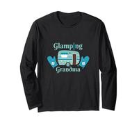 Glamping Grandma Happy Camper Cadeaux Manche Longue
