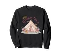 Glamping Queen, Camping Glamour et Aventure en Plein air Sweatshirt