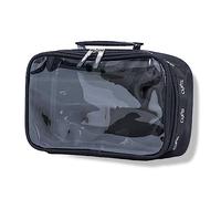 GlamSeries GlamRoller Pouch Sacs Inlay 300 x 175 x 85 mm, Sac à Maquillage recouvert de PVC avec Couvercle Transparent