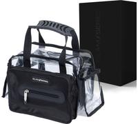 GLAMSERIES GlamSetter M - 230 x 120 x 180 mm - en Polyester et Vinyle - avec Poches, Compartiments et Fermetures à glissière - Pochette Sac maquillage maquilleur - accessoire photographie