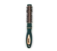 Glam’Up Paris - Brosse Ronde Brushing - Brosse Mini avec Céramique Thermique - Longue Tenue - Idéal Cheveux Courts et Mi-longs - Vert Rose Gold