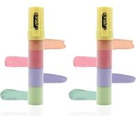 Glam'Up Paris - Correcteur de Teint 4 Couleurs - Anti-Cernes - Neutralise les Rougeurs et les Teints Jaune - Concealer - Correction des Imperfections (Orange/Rose/Parme/Vert) (Lot de 2)