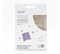 Glam'Up Paris - Demi-capsules Extensions d'Ongles x 120 - Carrées Courtes