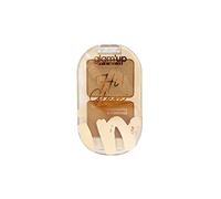 Glam'Up Paris - Duo Enlumineur & Contouring - Highlighter & Contour - Smart Contouring Palette - Résultat Modulable - Facile à Estomper - 12.5 g - N°1 - Doré