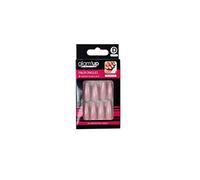 Glam'Up Paris - Faux Ongles Ballerine XL - Rose Clair - 24 Pièces | Pleine Couverture