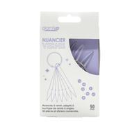 Glam'Up Paris - Nuancier Transparent Forme Stiletto pour Vernis - 50 pièces | Numérotés