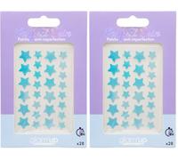 Glam'Up Paris - Patchs Anti-Imperfections - Perfect Skin - Patch Anti-Bouton - Soin Ciblé Jour et Nuit - Rapide et Efficace - 28 Pièces (Lot de 2)