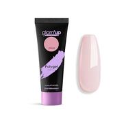 Glam'Up Paris - Poly Gel Semi-Permanent - Gel d'Extension en Tube - Gel de Construction Ongles UV - Art Design pour Ongles - Facile à Utiliser - Longue Durée - Rose Clair