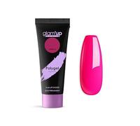 Glam'Up Paris - Poly Gel Semi-Permanent - Gel d'Extension en Tube - Gel de Construction Ongles UV - Art Design pour Ongles - Facile à Utiliser - Longue Durée - Fuchsia