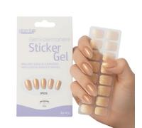 Glam'Up Paris - Sticker Gel Semi-Permanent - Vernis Gel Adhésif - Qualité Professionnelle - Longue Tenue jusqu’à 3 Semaines - Application Simple et Rapide - Strip Nail - Translucide Irisé