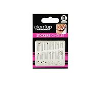 Glam'Up Paris - Stickers Autocollants pour Décoration Ongles - Nail Art Design Manucure - Facile à Utiliser - N°30-209 - Etoiles Dorées