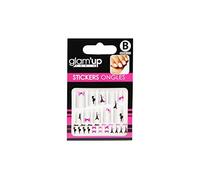 Glam'Up Paris - Stickers pour Nail Art - Autocollants pour Décoration Ongles - Nail Art Design Manucure - Facile à Utiliser - N°30-223 - I Love Paris