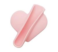 Glam'Up Paris - Support Adhésif pour Gloss et Baumes - Compatible avec Divers Téléphones - Forme de Cœur - Rose