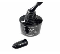 Glam'Up Paris - Vernis Semi-Permanent - Sans Hema - Vernis Gel UV LED - Hautement Pigmenté - Longue Durée - Facile à Utiliser - Black