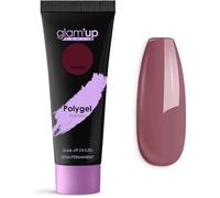 Glam'Up Paris - Poly Gel Semi-Permanent d'Extension en Tube - Gel de Construction Ongles UV - Art Design pour Ongles - Facile à Utiliser - Longue Durée - Bordeaux