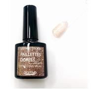 Glam'Up Paris - Vernis Semi-Permanent - Sans Hema - Vernis Gel UV LED - Hautement Pigmenté - Longue Durée - Facile à Utiliser - Paillettes Dorées