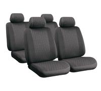 Set Liners Glamur-Basic en Tissu Jacquard pour Sièges Voiture Couleur Anthracite