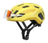 GLAMVILLA Casque léger de vélo Casque de sport multifonctionnel pour homme et femme Casque de vélo (jaune, M (54-57 cm))