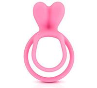 Glamy Anneau de Pénis Double pour Testicules/Oreilles de Stimulation Clitoris