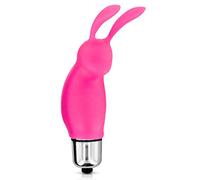 Glamy Mini Vibromasseur Rabbit avec Stimulation Clitoris Rose