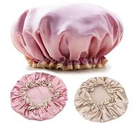 Glamza - Bonnet de douche imperméable rose