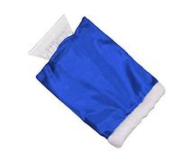 Glamza Grattoir à Glace pour Pare-Brise de Voiture avec Gant Chaud - Poignée intégrée, fabriqué à partir de matériau ABS antigel et Couche extérieure imperméable