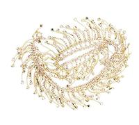 gland chaîne cristal Bling Diamante diamant garniture ruban frange chaîne pour chaussures bricolage vêtement couture artisanat accessoires(d'or)