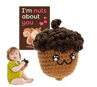 Gland de soutien émotionnel amusant - Jouet en peluche de soutien émotionnel | Décoration de bureau au crochet - Jouet à tricoter pour Noël, anniversaire, vacances