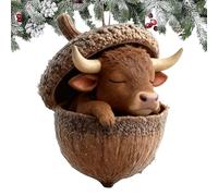 Gland Ornements pour sapin de Noël - Décorations de vacances en forme d'animaux 2D, décorations de Noël en acrylique | pour lieu de travail, salon, cuisine, entrée, appartement