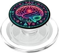 Gland Pinéale Awake Third Eye Stimulation Inner Thoughts Mind PopSockets PopGrip pour MagSafe