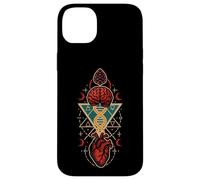 Gland Pinéale Pomme de pin Géométrie Sacrée Cœur Ouverture de l'esprit Coque pour iPhone 14 Plus
